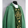 Gothic green embroidered chasuble - velvet belt (42) - Image 2