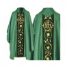 Gothic green embroidered chasuble - velvet belt (42) - Image 1