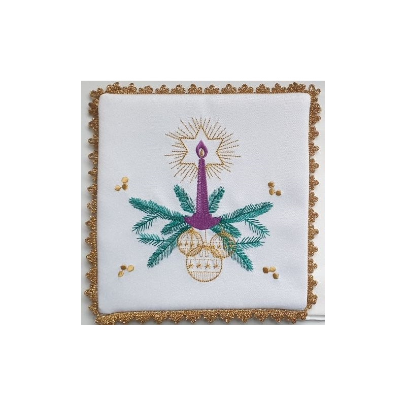 Chalice linen set advent (2) - Best Catholic Shop