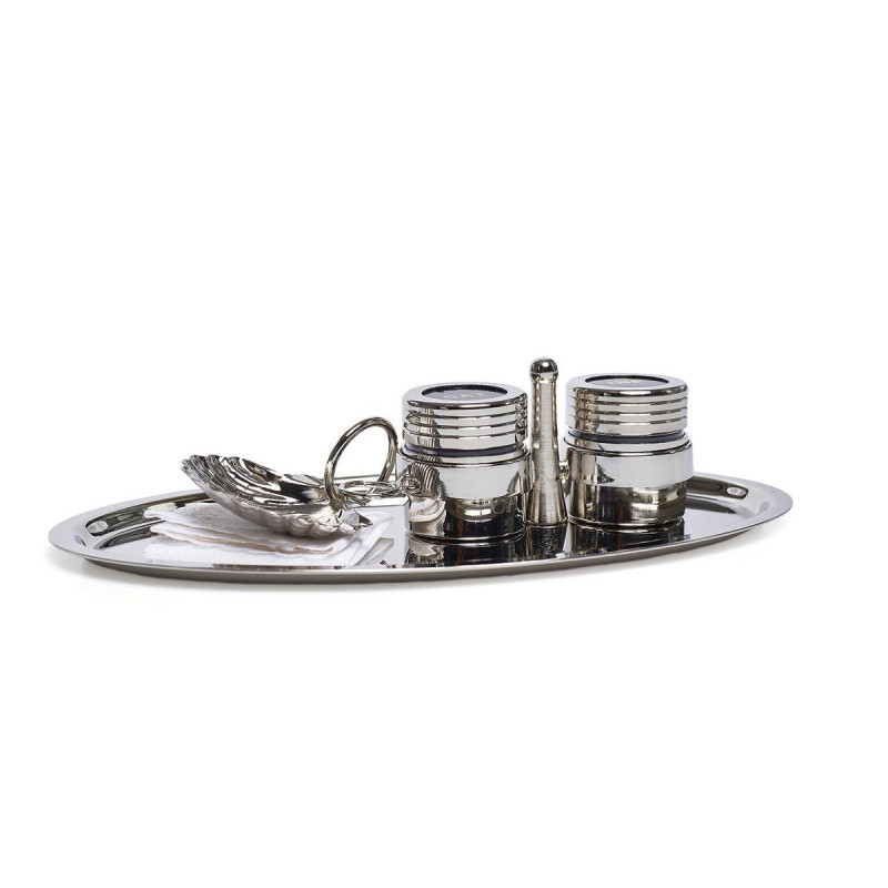 Baptismal set, nickel-plated - Best Catholic Shop
