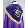 IHS embroidered purple cope - velvet stripes (80) - Image 4