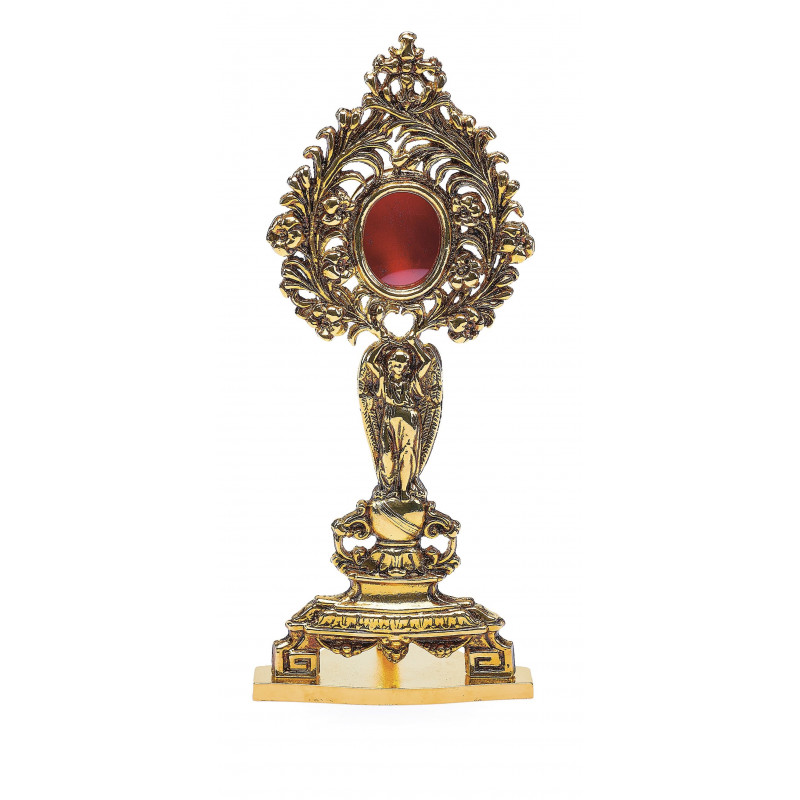 Bronze reliquary, gold-plated 32 cm (12.6 inches) - Best Catholic Shop