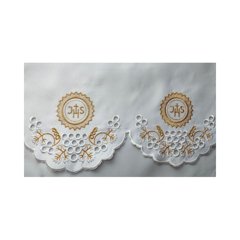 Embroidered altar cloth - Eucharistic design (125) - Best Catholic Shop