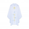Marian chasuble embroidered white (28) - Image 1