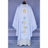 Marian chasuble embroidered white (28) - Image 2