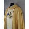 Christmas chasuble - gold brocade fabric - Image 1