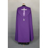 Alpha and Omega embroidered purple cope (72) - Image 2