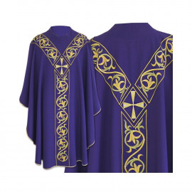 Semi-Gothic chasuble - liturgical colors (48)