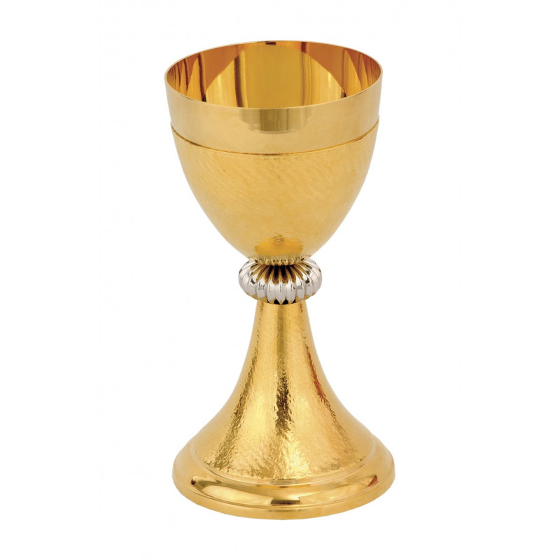 Chalice with decorative fluting 18.5 cm (7.28 in) - Best Catholic Shop